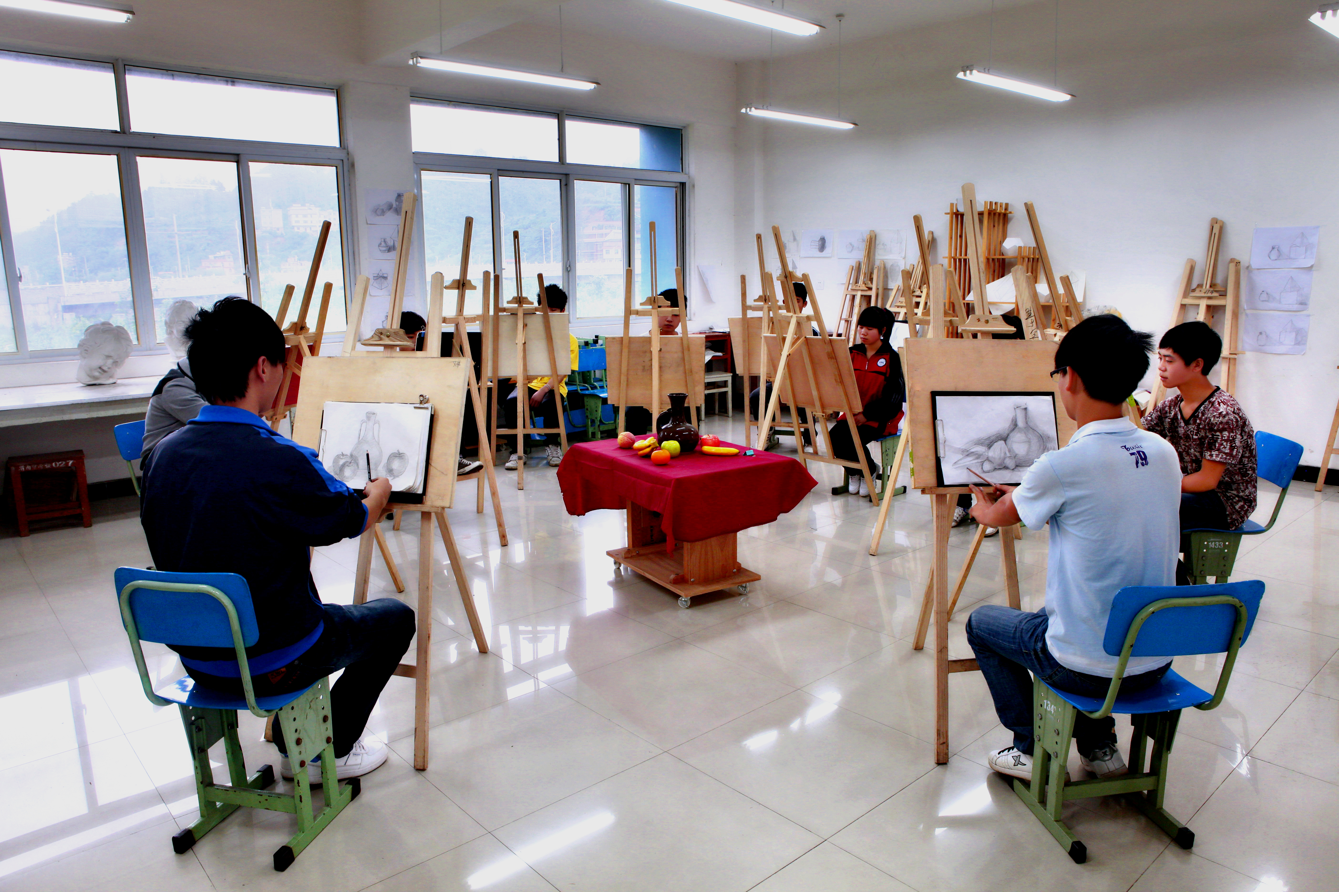 贵州经贸职业技术学院（南校区）建筑装饰专业喷绘室简介